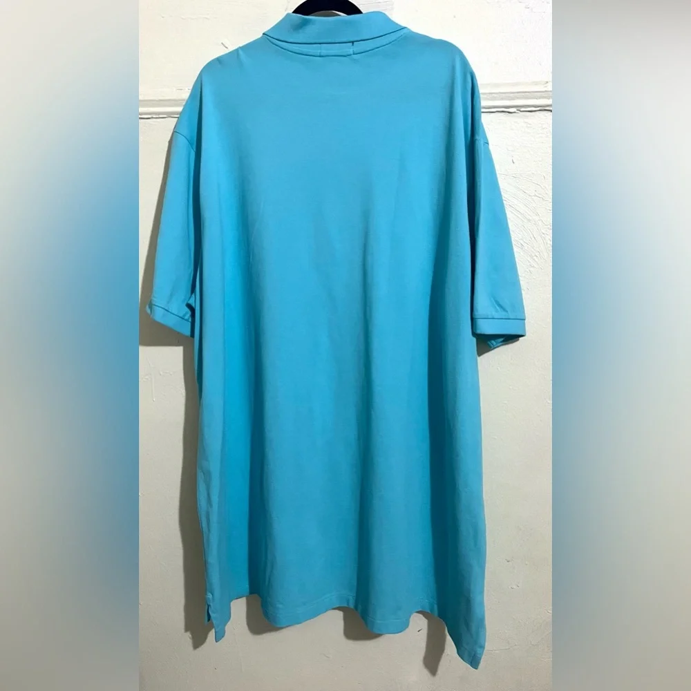 Polo by Ralph Lauren Men's Aqua Polo Shirt